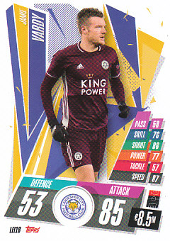 Jamie Vardy Leicester City 2020/21 Topps Match Attax CL #LEI18